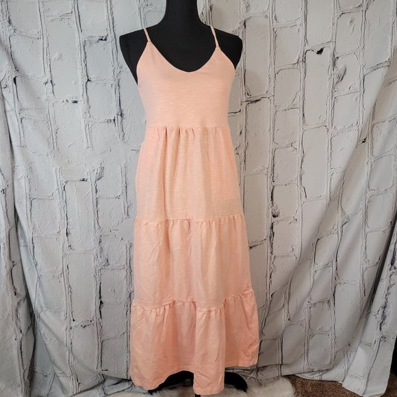 Old Navy Dresses & Skirts - Old NAVY Tiered Spaghetti Strap Summer Maxi Dress Adjustable Strap Womens XS